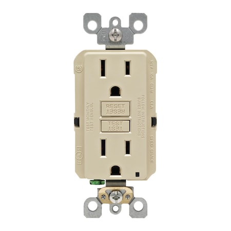 Leviton Gfci St Recept 15A Iv GFNT1-0KI
